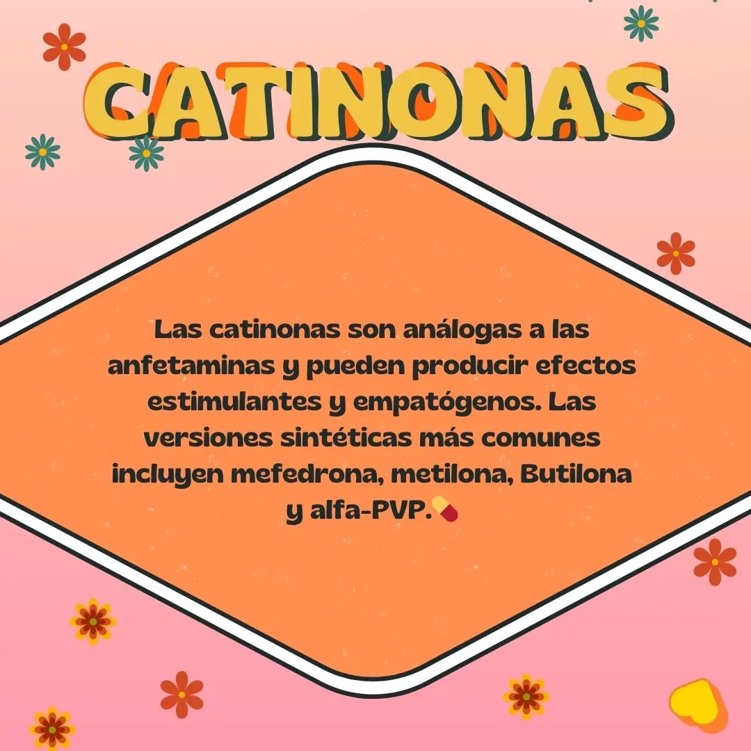 Rombo naranja sobre fondo rosa con las variedades más comunes.