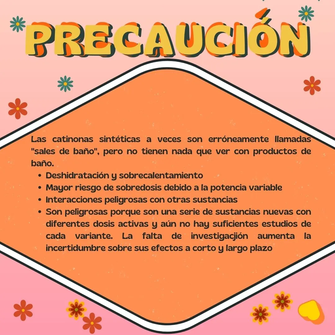 Rombo naranja con las precauciones.