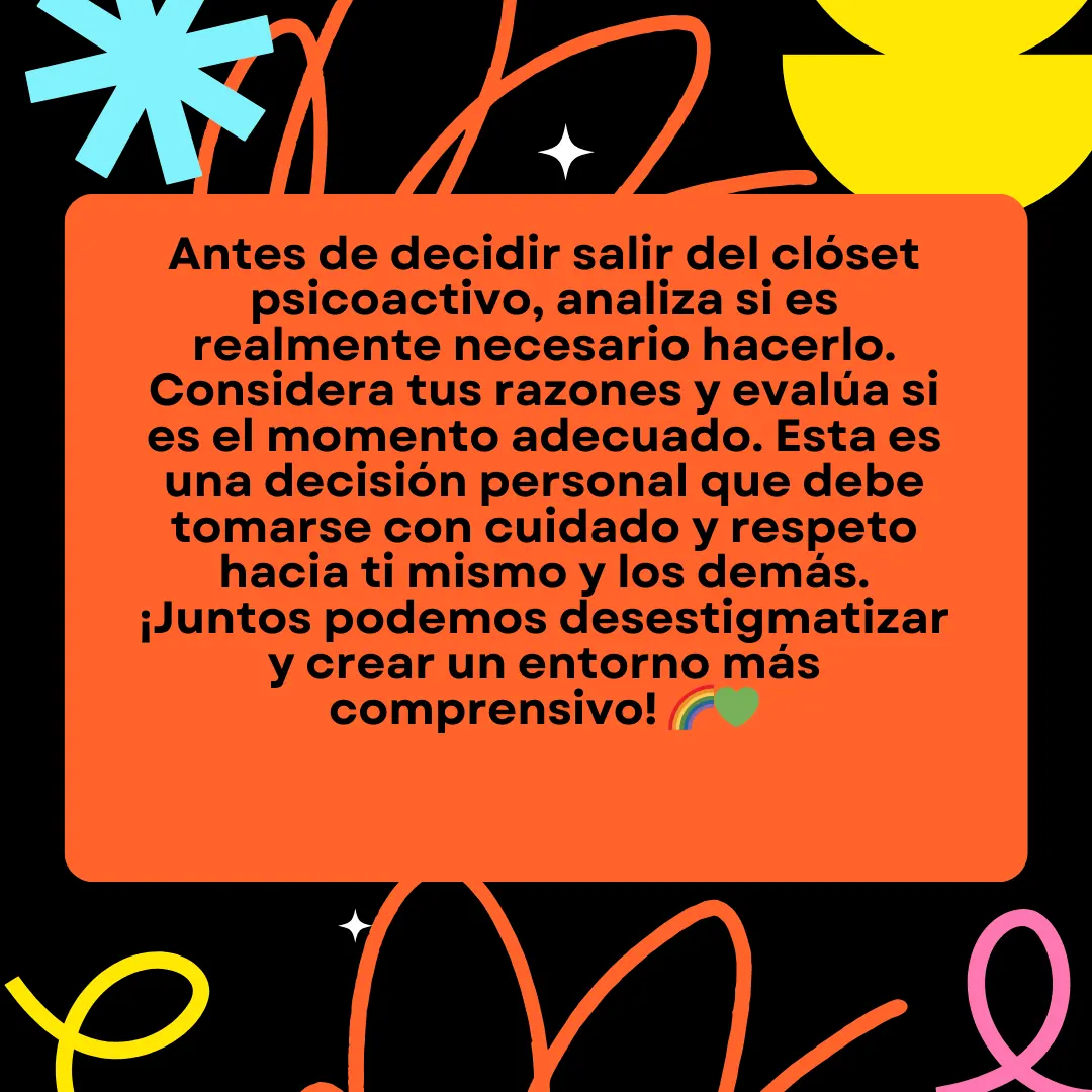 Recuadro naranja sobre fondo negro con el cierre.