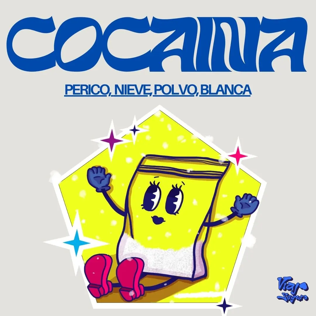 Portada gris con una bolsita de polvo caricaturizada sobre una estrella amarilla y el título en azul.