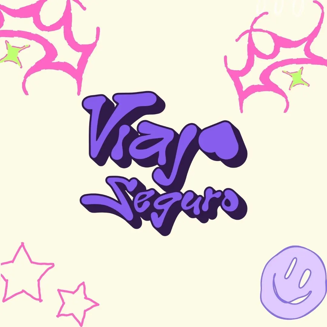 Cierre con el logotipo de Viaja Seguro en morado sobre fondo amarillo.