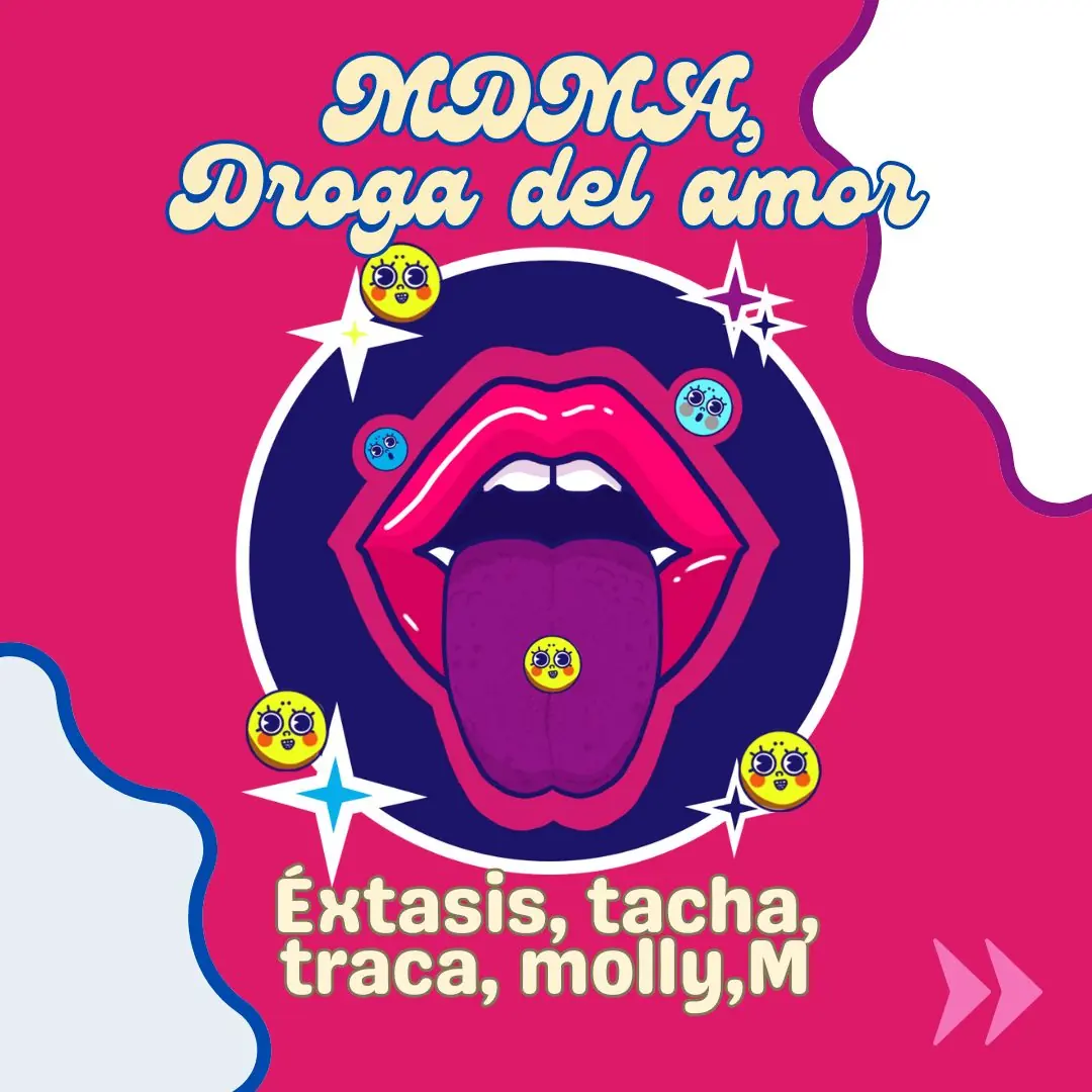 Portada rosa mexicano con una boca sacando la lengua rodeada de caritas felices y estrellas.