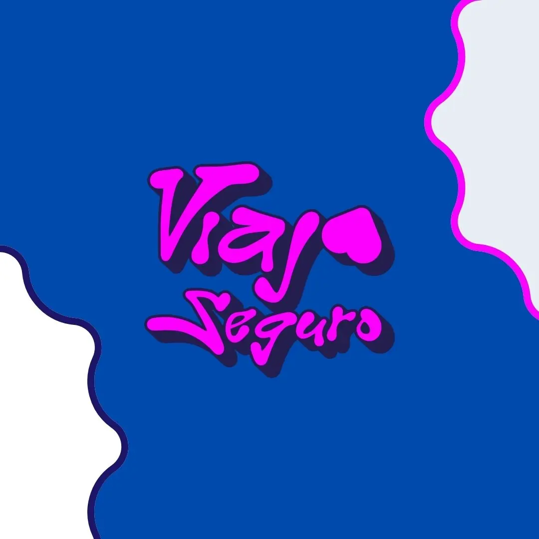 Cierre con el logotipo de Viaja Seguro sobre fondo azul.